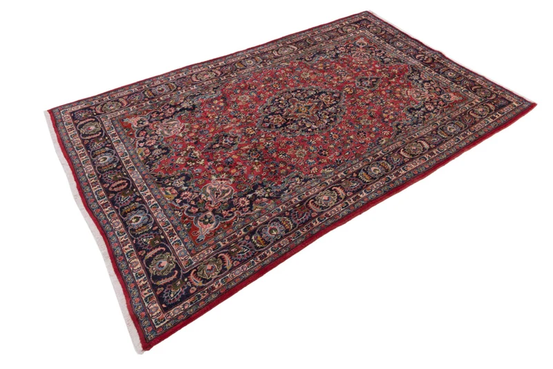 Perserteppich - Keshan - 195 x 300 cm - dunkelrot