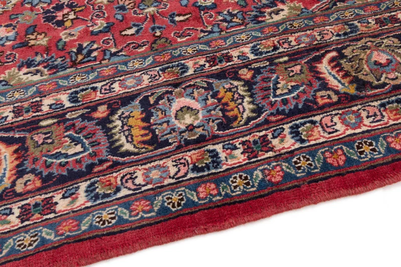 Perserteppich - Keshan - 195 x 300 cm - dunkelrot