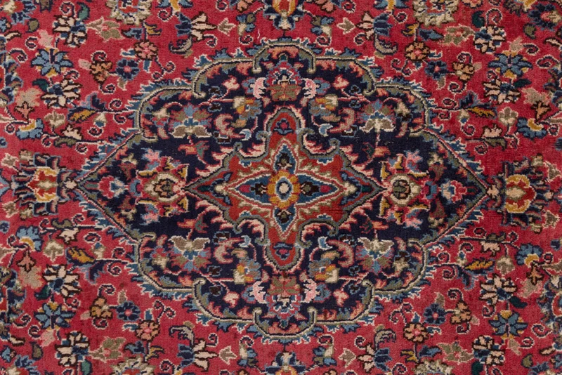 Perserteppich - Keshan - 195 x 300 cm - dunkelrot
