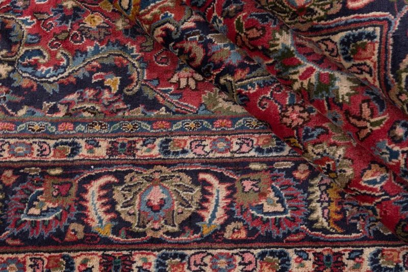 Perserteppich - Keshan - 195 x 300 cm - dunkelrot