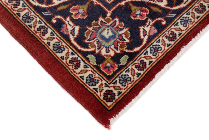 Perserteppich - Keshan - 105 x 150 cm - dunkelrot