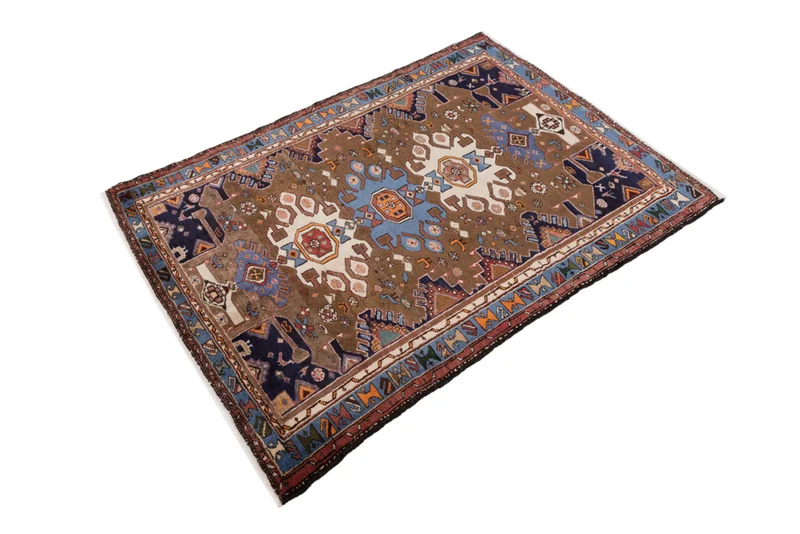 Perserteppich - Nomadic - 135 x 190 cm - mehrfarbig