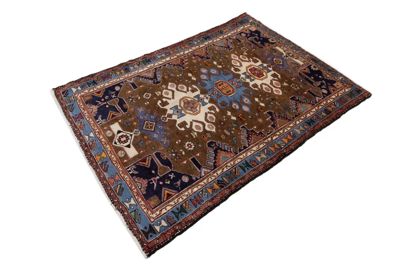 Perserteppich - Nomadic - 135 x 190 cm - mehrfarbig