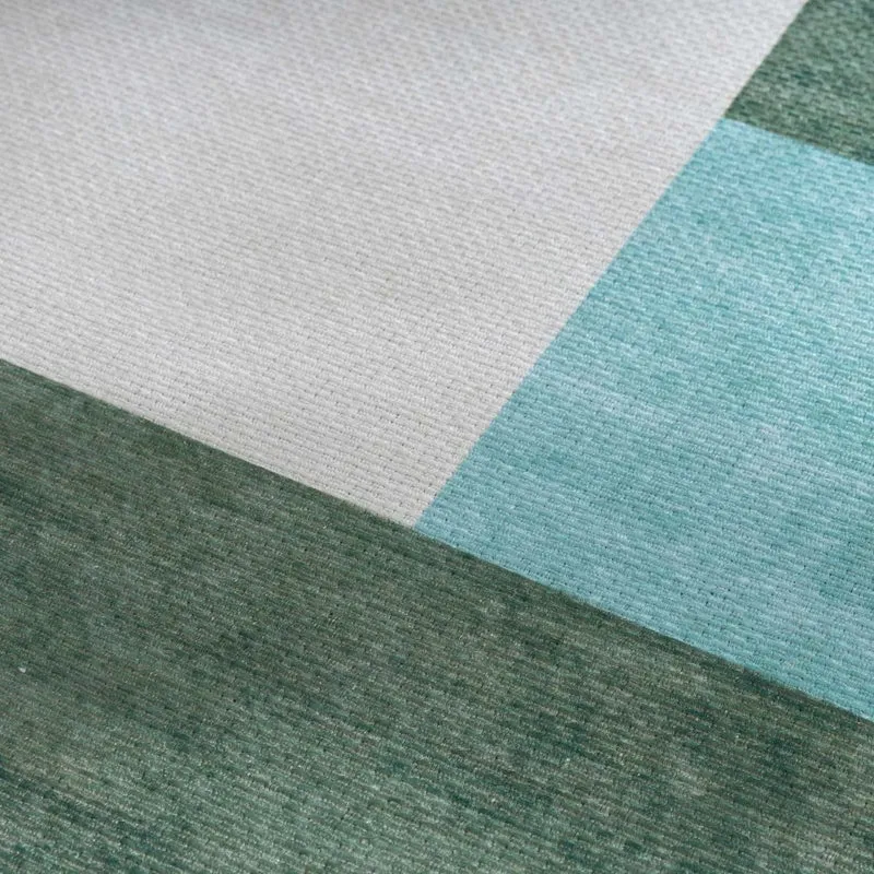 Retro In - & Outdoorteppich - Pop Lines Grün