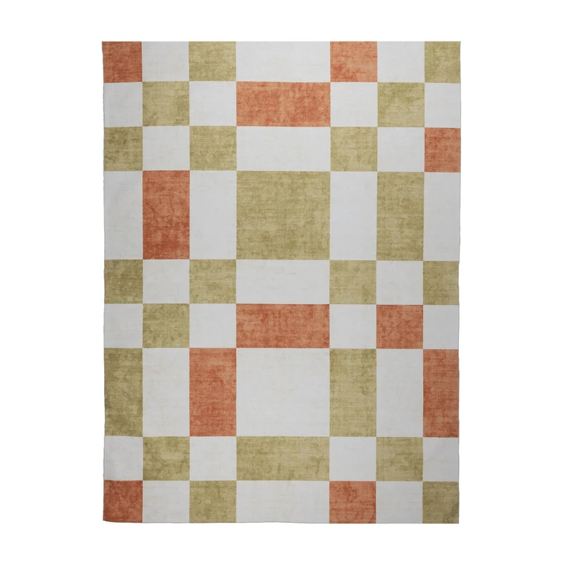 Retro In- & Outdoorteppich - Pop Cubes Terra