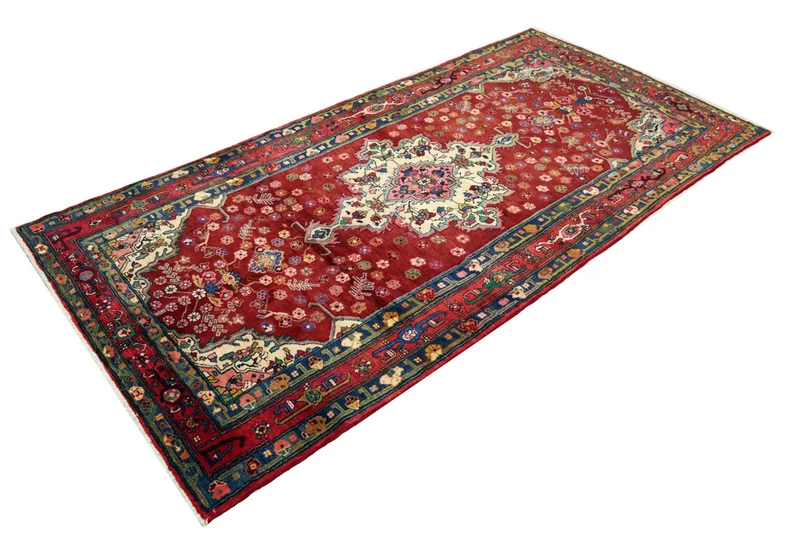 Perserteppich - Nomadic - 152 x 308 cm - rot