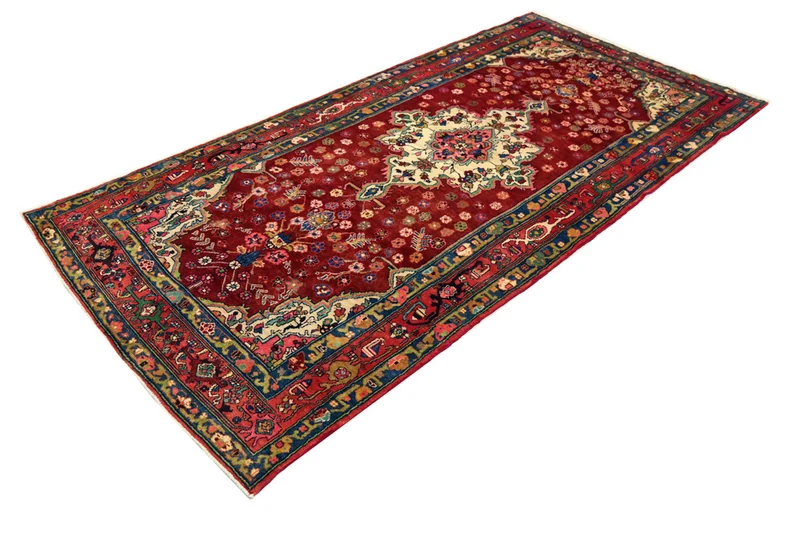 Perserteppich - Nomadic - 152 x 308 cm - rot