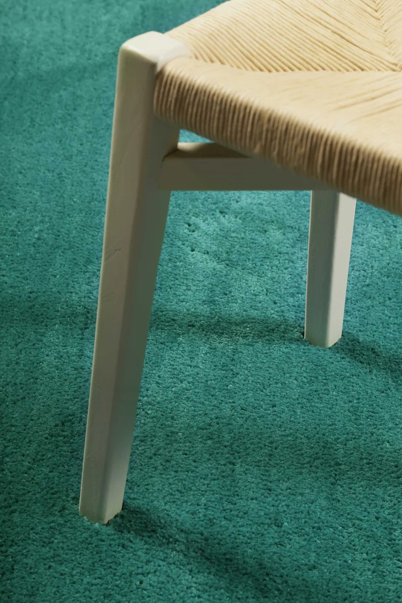 Esprit Teppich Rund Smaragdgrün Hochflor "Relaxx"