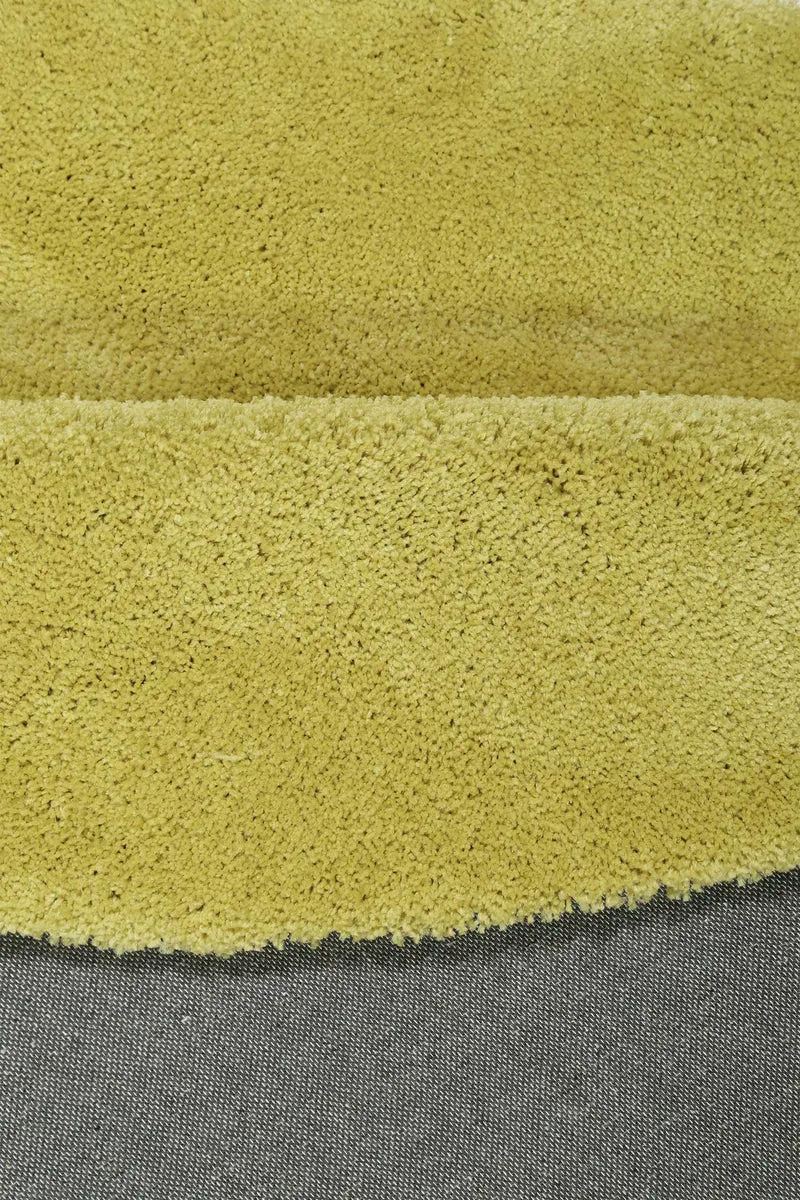 Esprit Teppich Rund Senfgelb Hochflor "Relaxx"