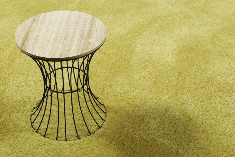 Esprit Teppich Rund Senfgelb Hochflor "Relaxx"