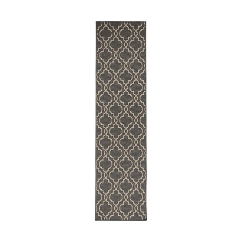 Balkon Teppich - Floreno Milan Anthrazit Beige
