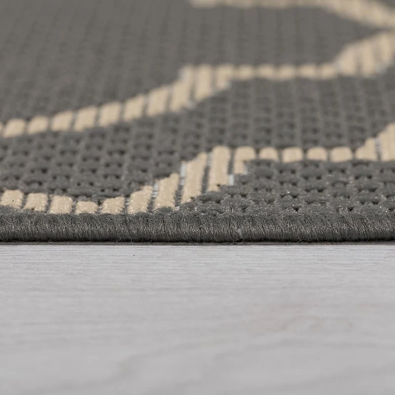 Balkon Teppich - Floreno Milan Anthrazit Beige