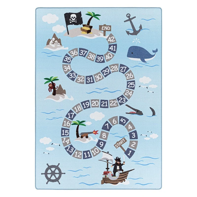 Spielmatte - Pleun Piratenfahrt Blau