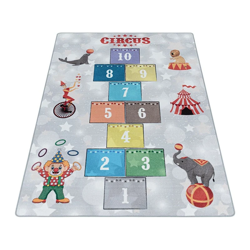 Spielmatte - Pleun Zirkus Hopscotch Grau