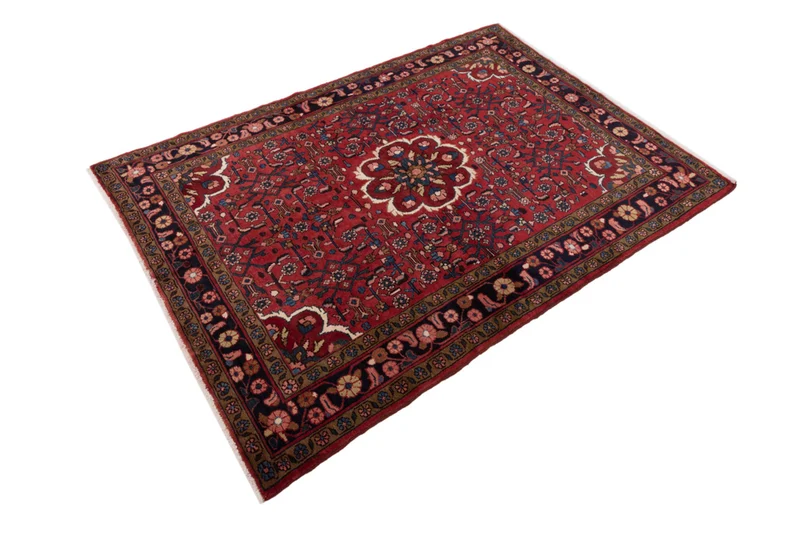Perserteppich - Nomadic - 150 x 200 cm - dunkelrot