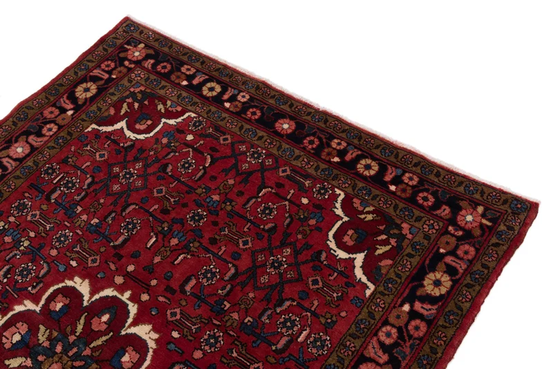 Perserteppich - Nomadic - 150 x 200 cm - dunkelrot
