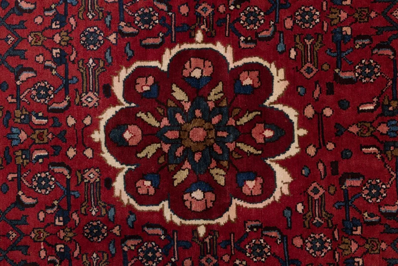 Perserteppich - Nomadic - 150 x 200 cm - dunkelrot