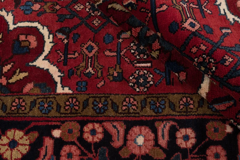 Perserteppich - Nomadic - 150 x 200 cm - dunkelrot