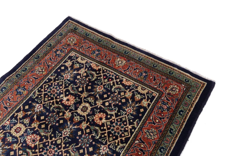 Perserteppich - Nomadic - 136 x 255 cm - dunkelblau