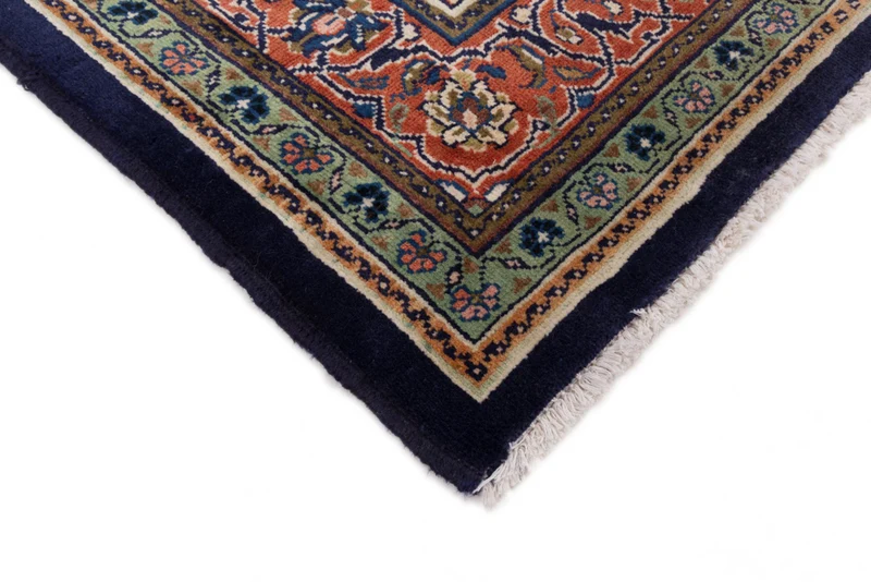 Perserteppich - Nomadic - 136 x 255 cm - dunkelblau