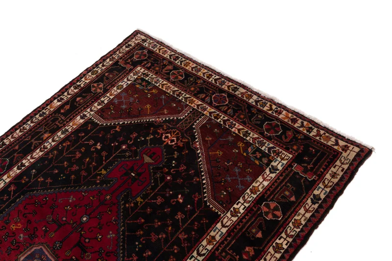 Perserteppich - Nomadic - 145 x 225 cm - dunkelrot