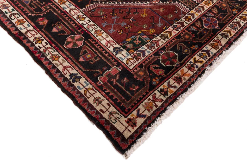 Perserteppich - Nomadic - 145 x 225 cm - dunkelrot