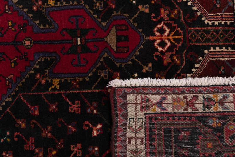 Perserteppich - Nomadic - 145 x 225 cm - dunkelrot
