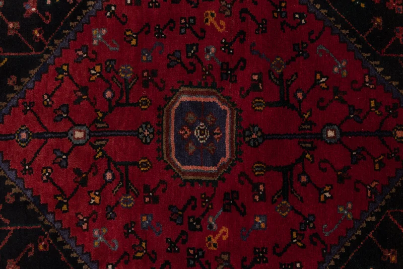 Perserteppich - Nomadic - 145 x 225 cm - dunkelrot