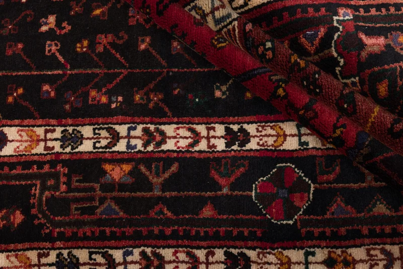 Perserteppich - Nomadic - 145 x 225 cm - dunkelrot