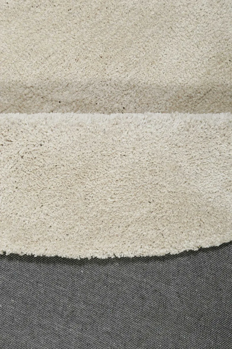 Esprit Teppich Rund Creme Beige meliert Hochflor "Relaxx"