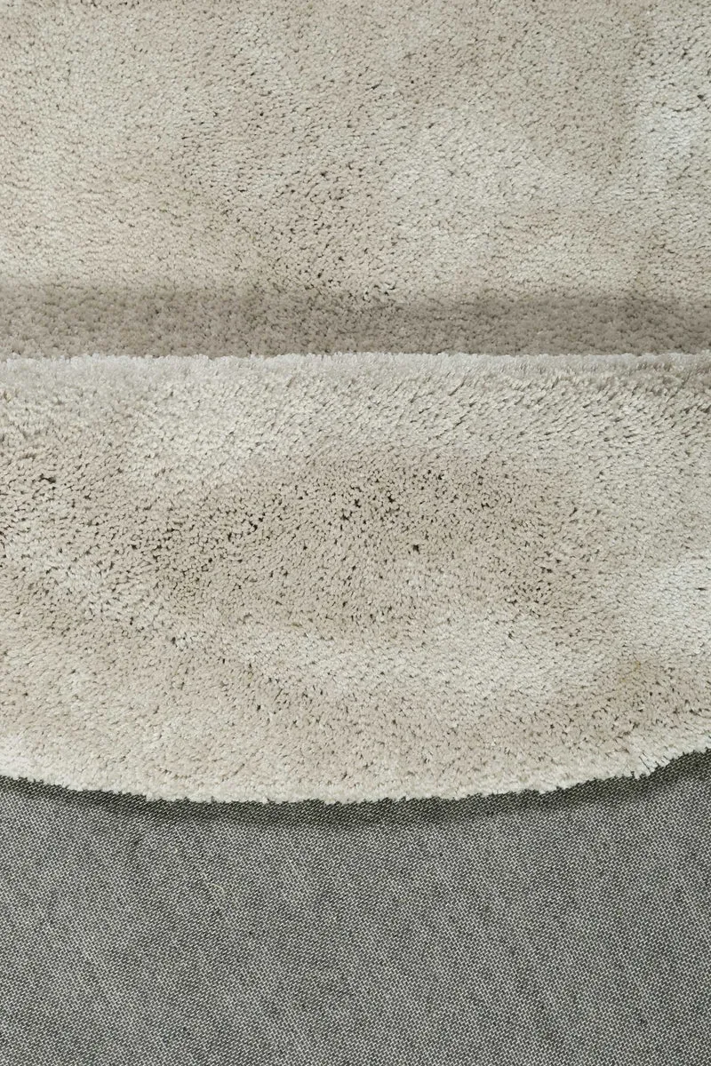 Esprit Teppich Rund Creme Beige Hochflor "Relaxx"