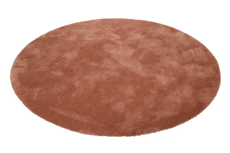Esprit Teppich Rund Cognac Hochflor "Relaxx"