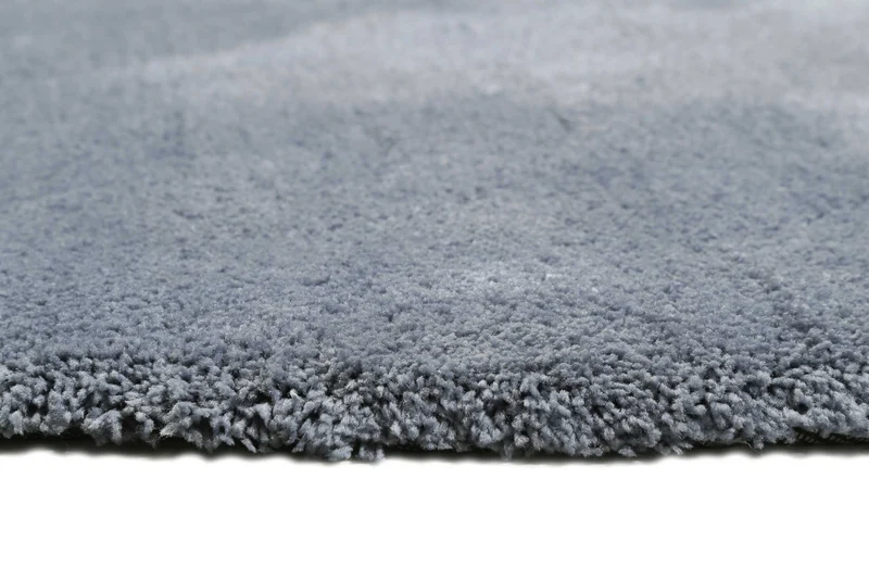 Esprit Teppich Rund Blau Grau Hochflor "Relaxx"