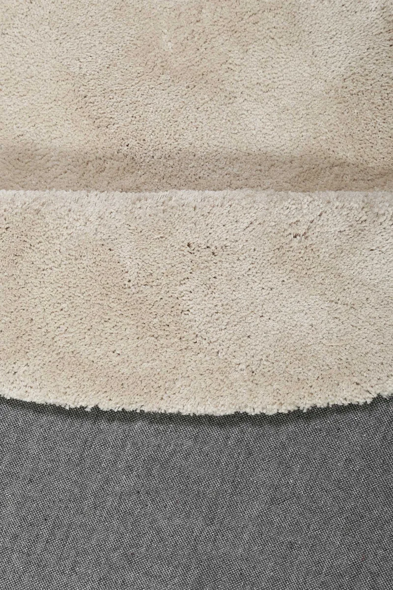Esprit Teppich Rund Beige Hochflor "Relaxx"
