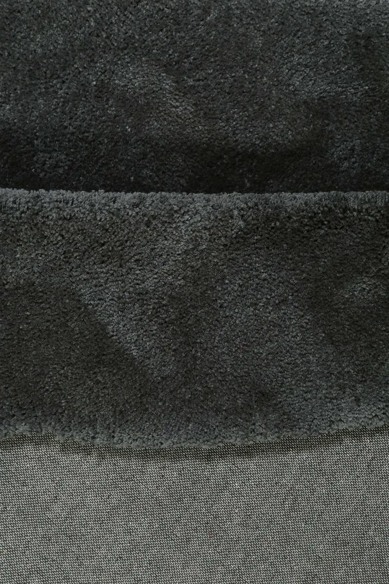 Esprit Teppich Rund Anthrazit Hochflor "Relaxx"