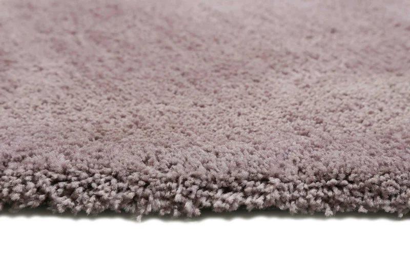 Esprit Teppich Rund Altrosa Flieder Hochflor "Relaxx"