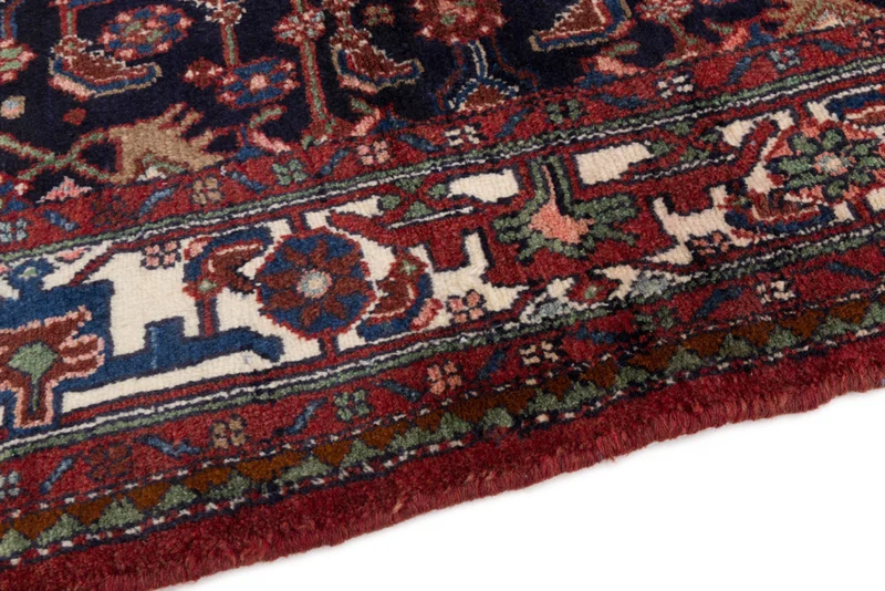 Perserteppich - Nomadic - 140 x 230 cm - dunkelblau