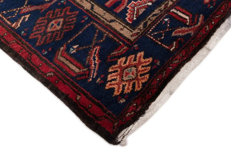 Perserteppich - Nomadic - 140 x 205 cm - dunkelrot