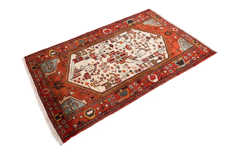 Perserteppich - Nomadic - 122 x 200 cm - beige