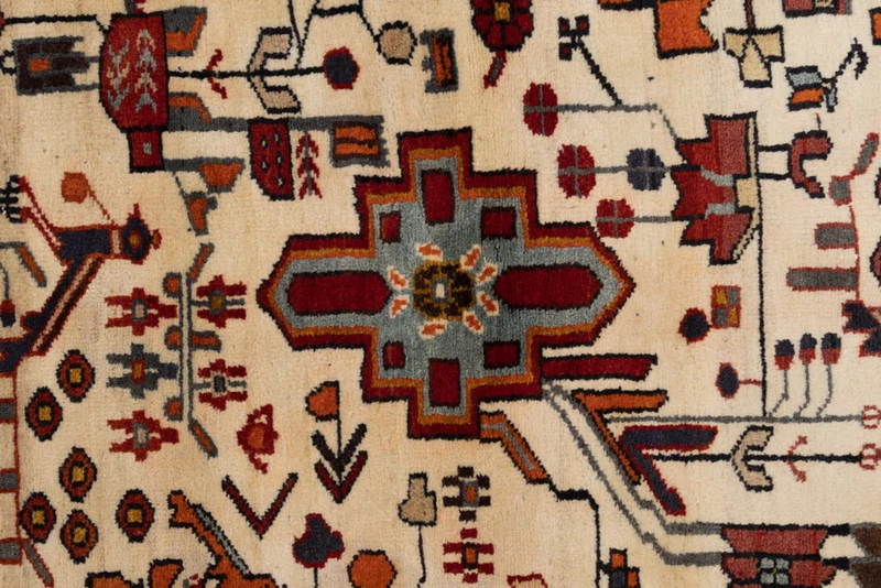 Perserteppich - Nomadic - 122 x 200 cm - beige