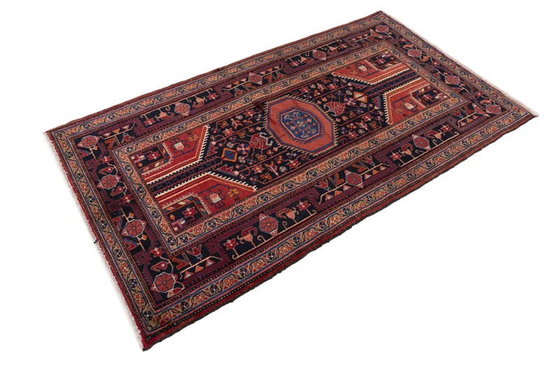 Perserteppich - Nomadic - 115 x 220 cm - dunkelrot