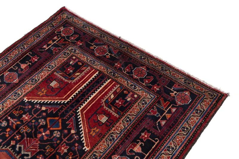 Perserteppich - Nomadic - 115 x 220 cm - dunkelrot