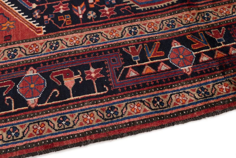 Perserteppich - Nomadic - 115 x 220 cm - dunkelrot