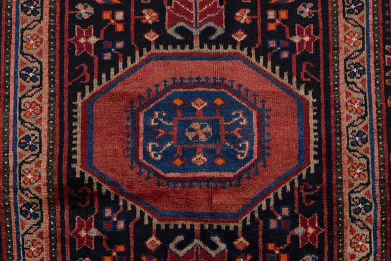 Perserteppich - Nomadic - 115 x 220 cm - dunkelrot