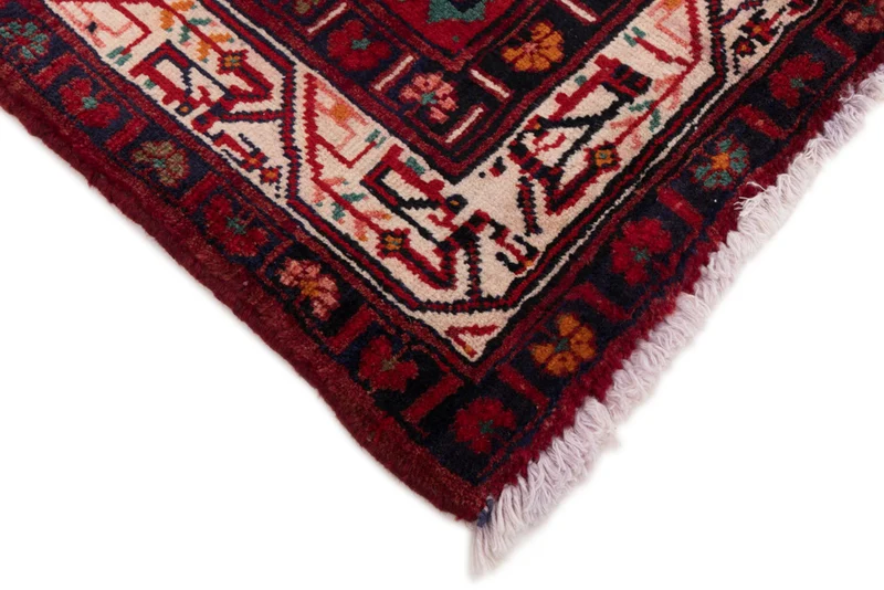 Perserteppich - Nomadic - 138 x 215 cm - dunkelrot