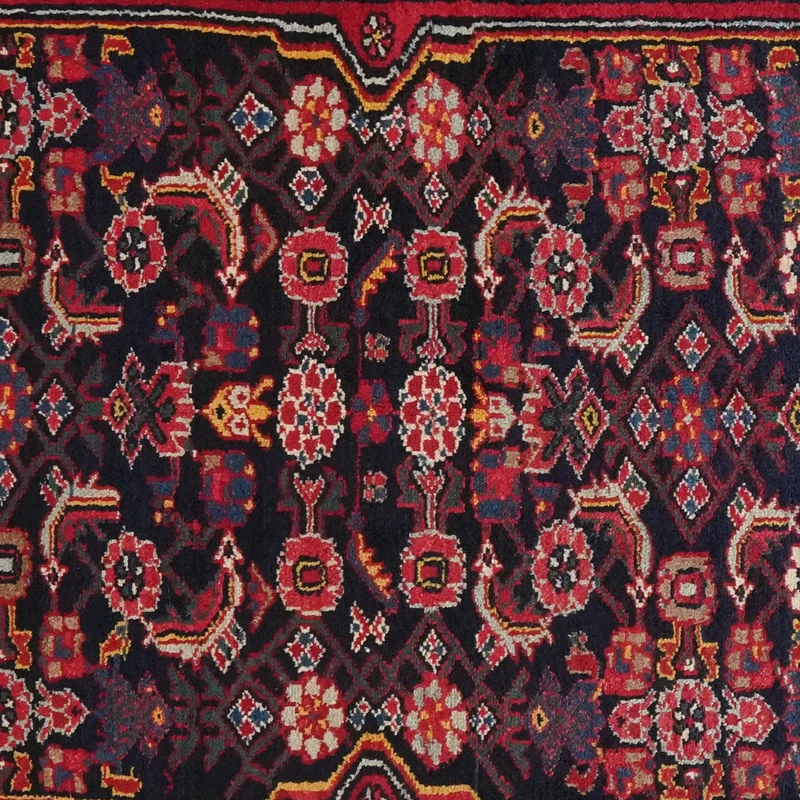 Indjelass · Handgeknüpft – Blau, 213x122 cm