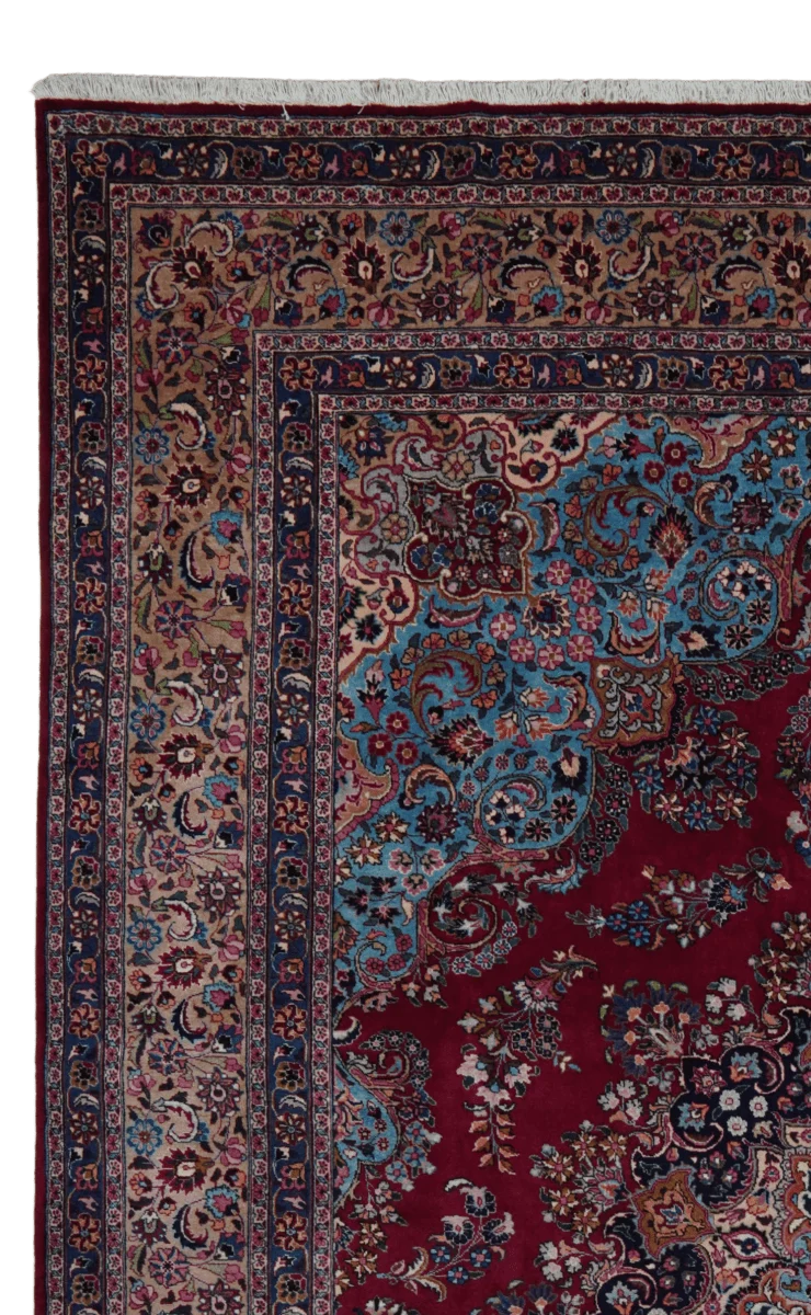 Sabzevar · Handgeknüpft – Rot, 395x302 cm