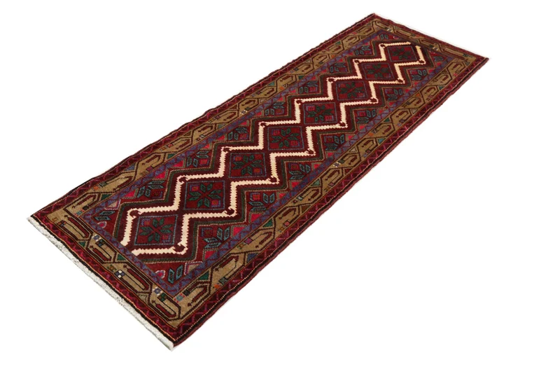 Läufer Perser - Nomadic - 87 x 260 cm - rost
