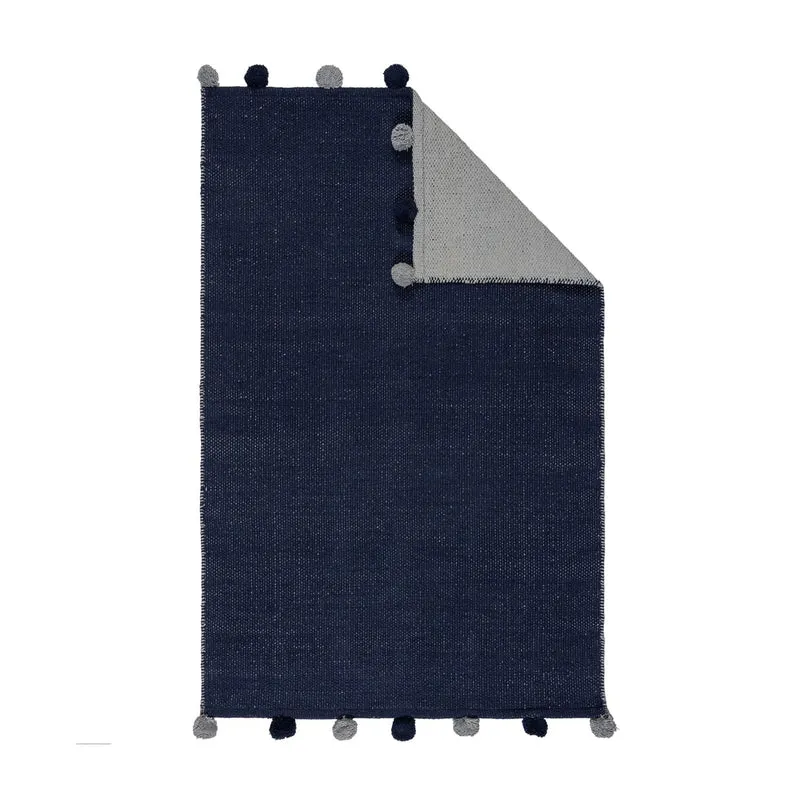 Kinderteppich - Pepito Fringe Blau