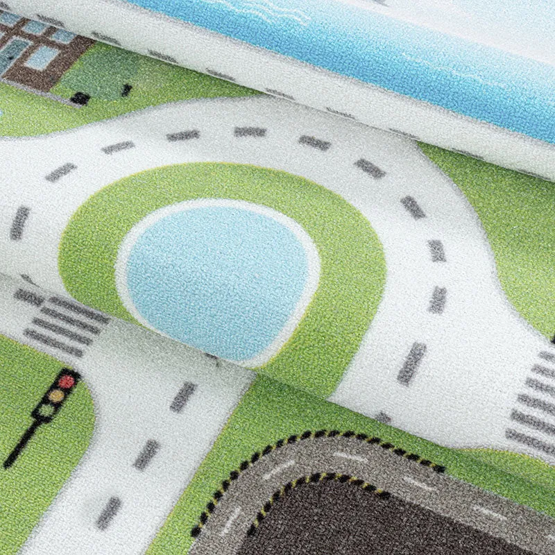 Spielteppich - Pleun Autobahn Grün